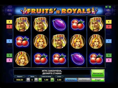 Игровой автомат Fruits n Royals  играть бесплатно
